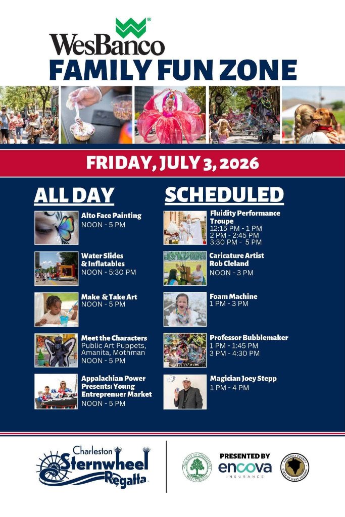 WesBanco Family Fun Zone schedule