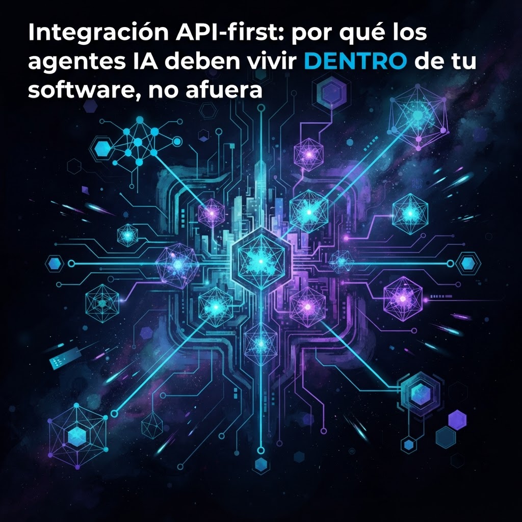 Integración API-first: El verdadero hogar de los agentes IA