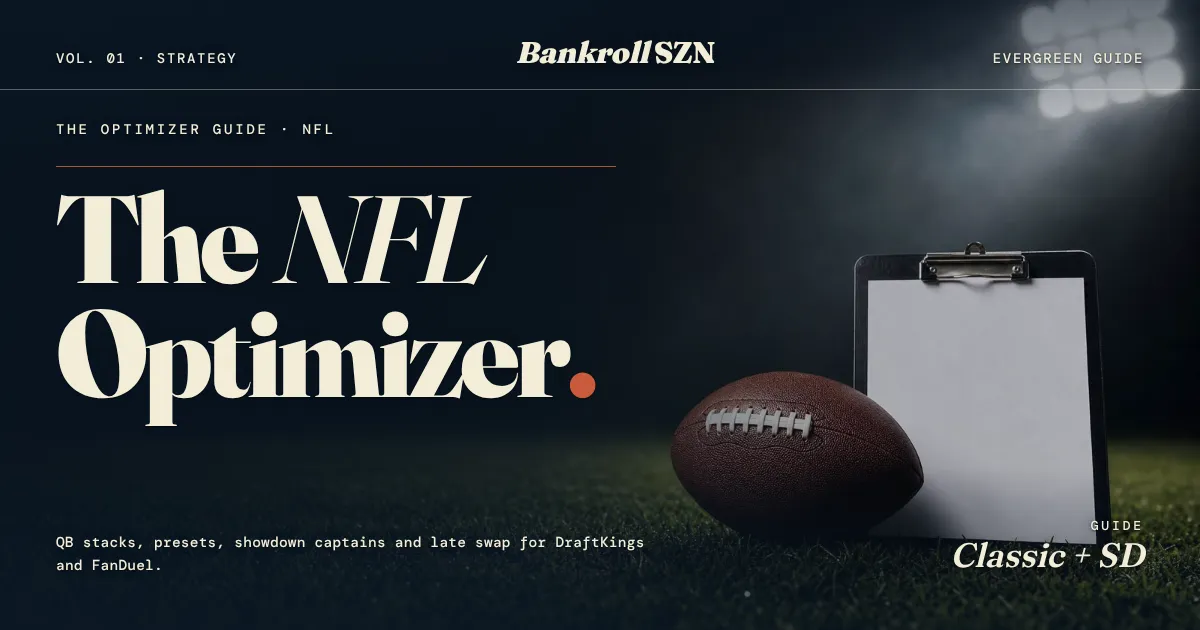 NFL DFS Optimizer Guide: Classic and Showdown Lineups