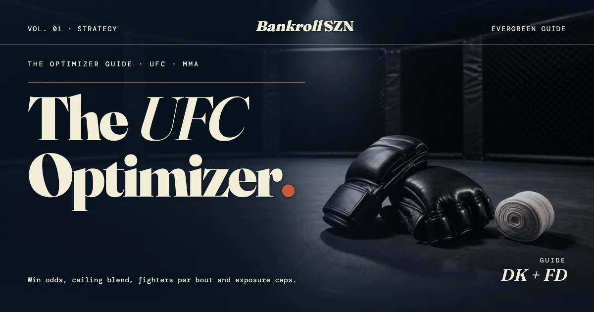 UFC DFS Optimizer Guide: MMA Lineups on DraftKings and FanDuel