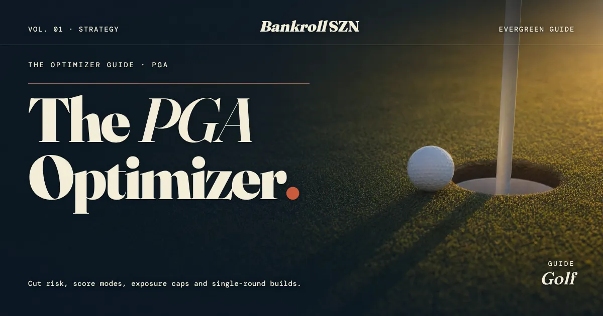 PGA DFS Optimizer Guide: Golf Lineups on DraftKings and FanDuel