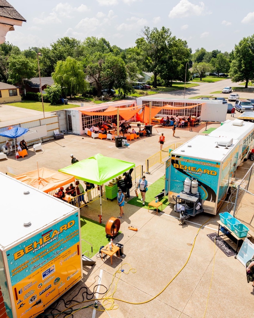 BeHeard outreach aerial view