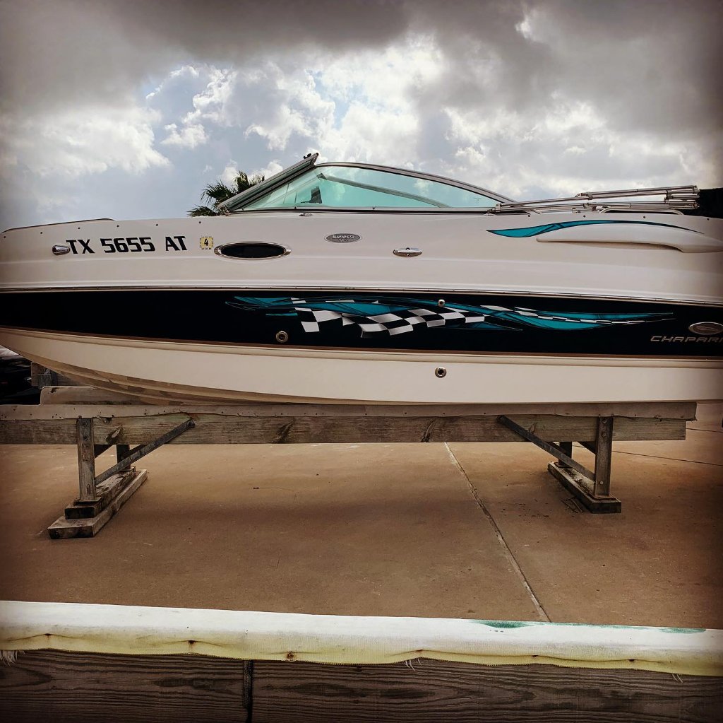 Chaparral Checkered Flag Boat Wrap
