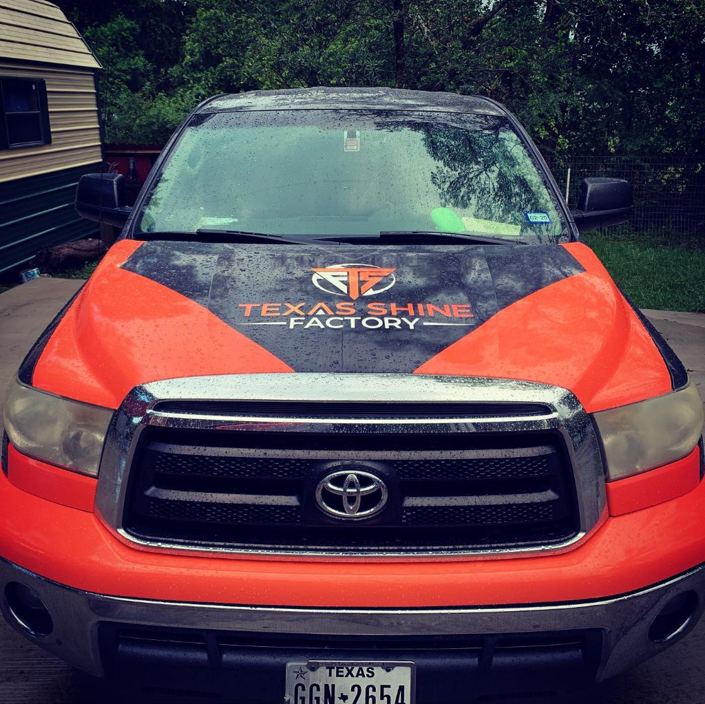 Texas Shine Factory Hood Wrap