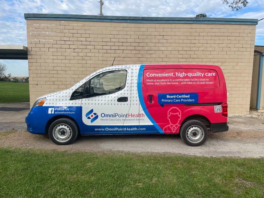 OmniPoint Health Van Wrap