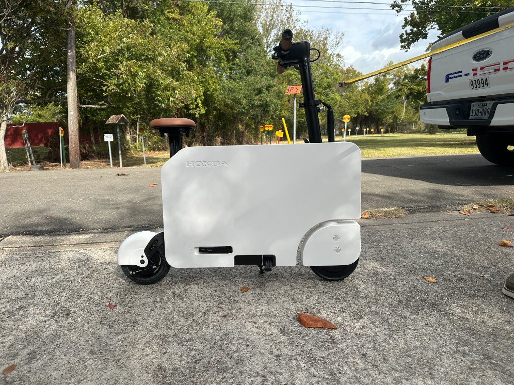 Honda Scooter — Goose Creek Memorial before