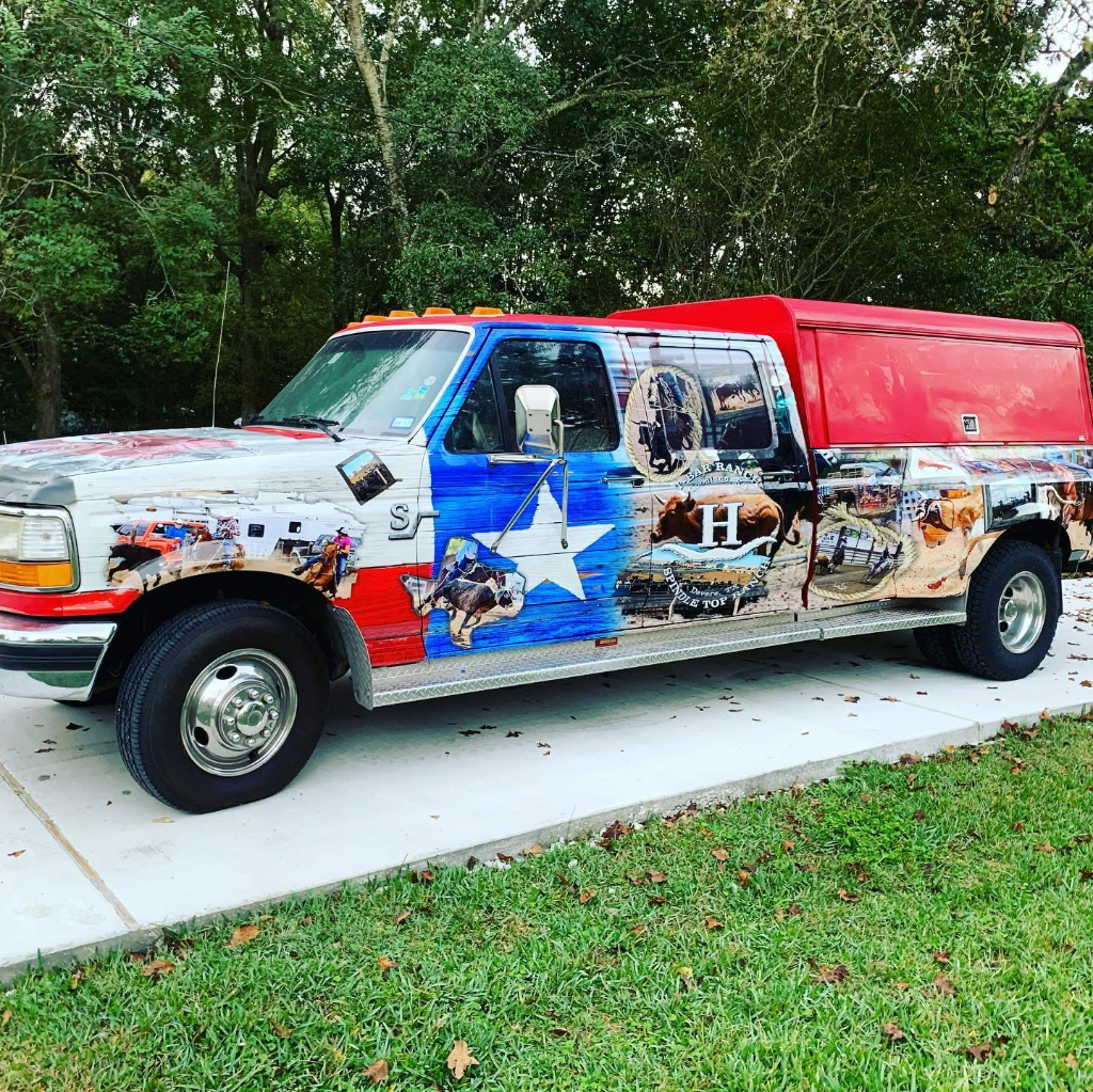 Texas Ranch F-350 Full Truck Wrap