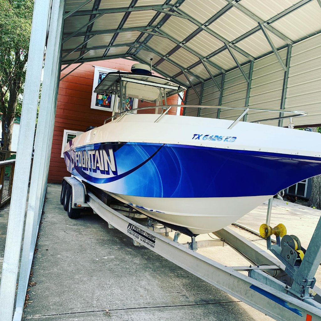 Fountain Boat Wrap