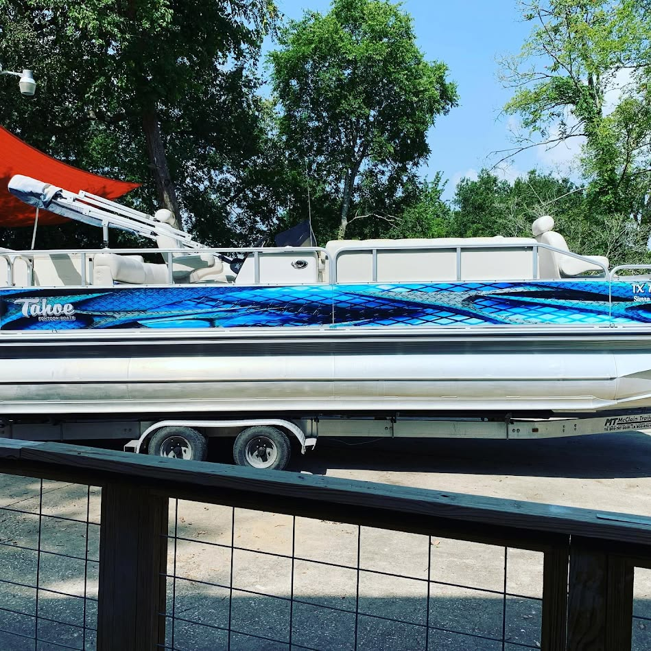 Tahoe Pontoon Boat Wrap