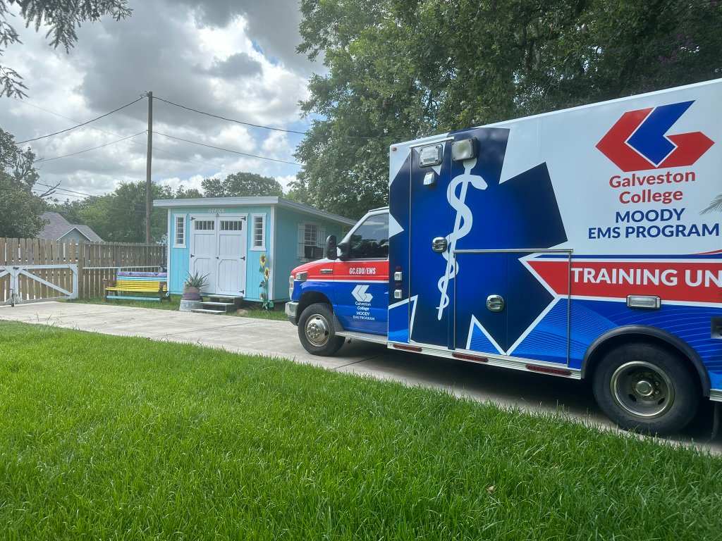 Galveston College Moody EMS Ambulance Wrap