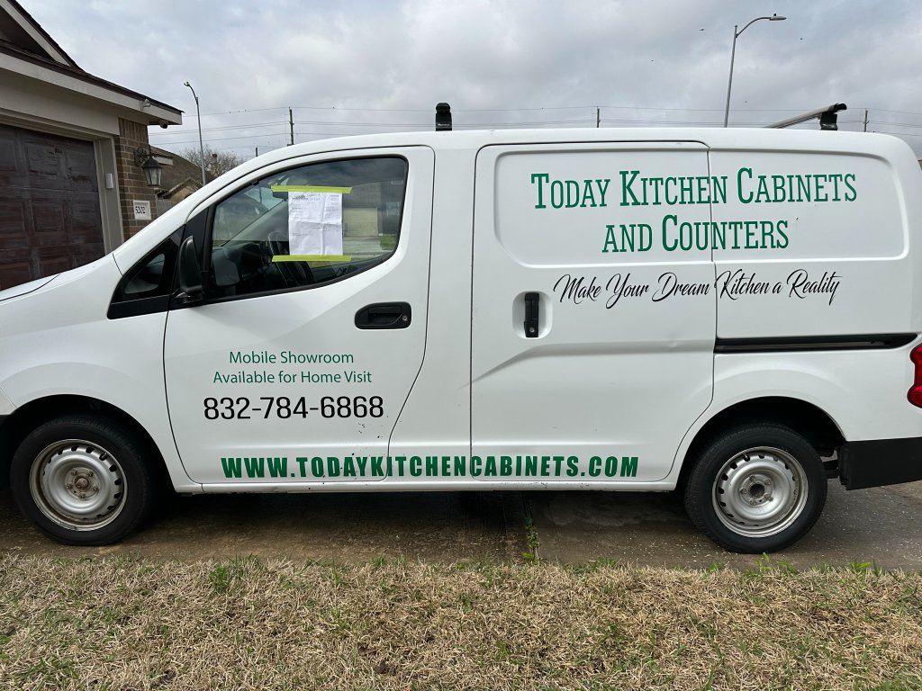 Today Kitchen Cabinets Van Wrap