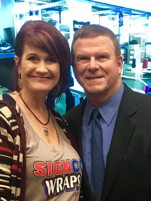 Christi with Tilman Fertitta