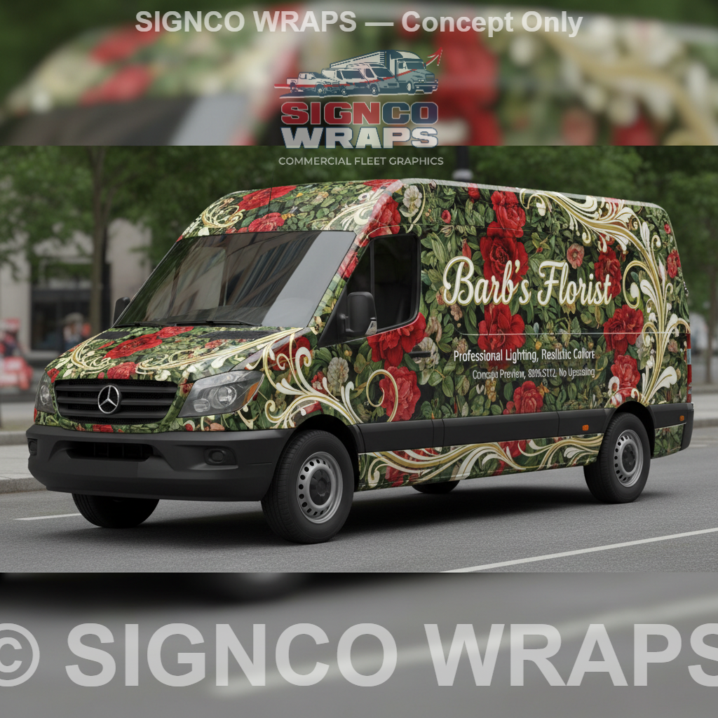 Barb's Florist Sprinter Van