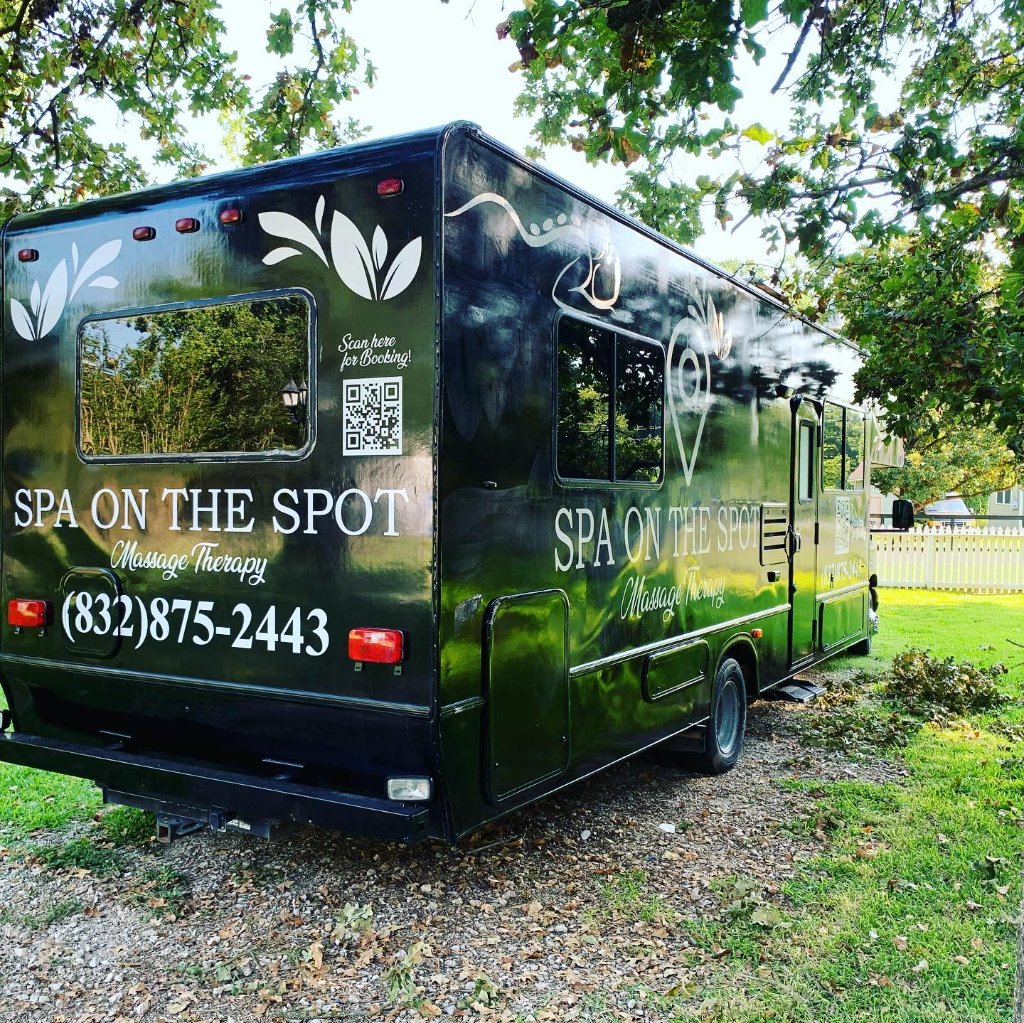 Spa On The Spot Bus Wrap