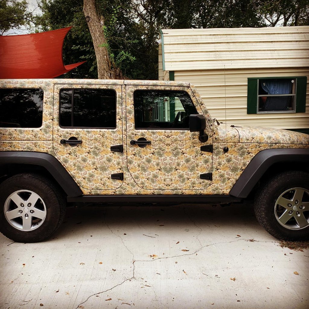 Camo Jeep Wrangler Full Wrap