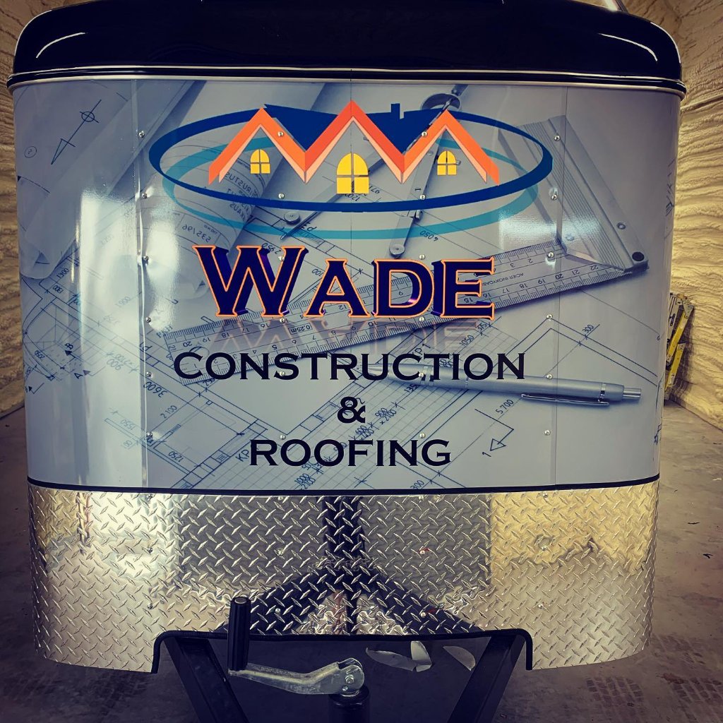Wade Construction & Roofing Trailer Wrap