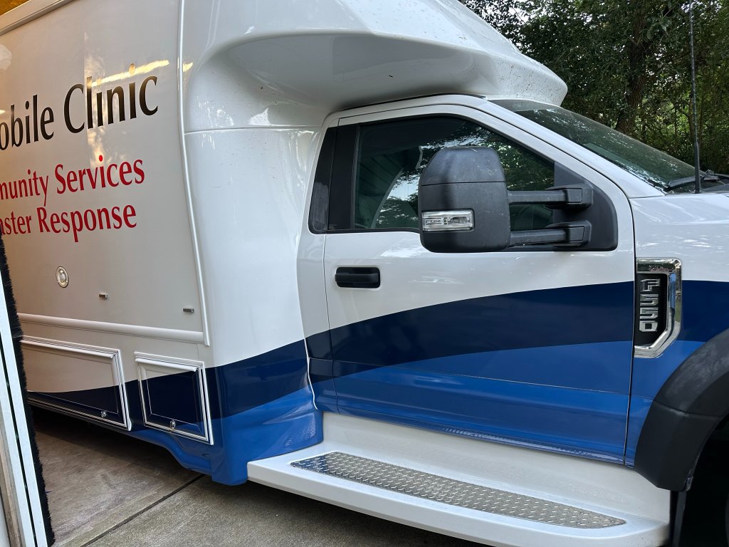 Mobile Clinic Community Services Truck Wrap