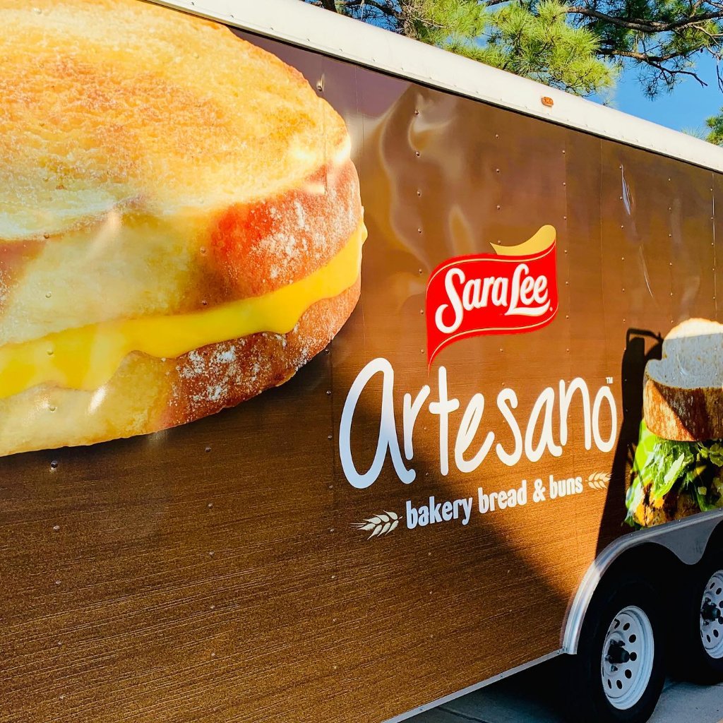 Sara Lee Artesano Trailer Wrap