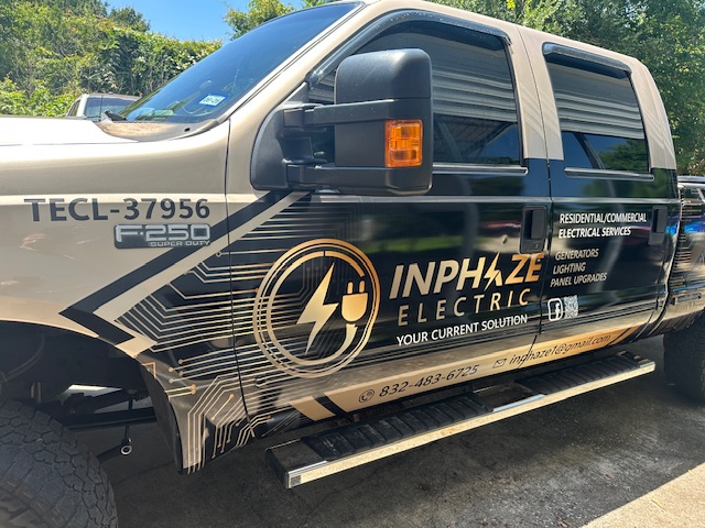Inphaze Electric Truck Wrap