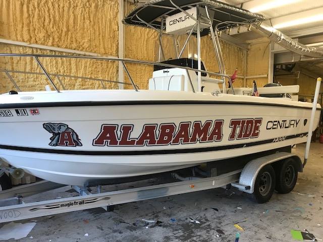 Alabama Tide Century Boat Wrap