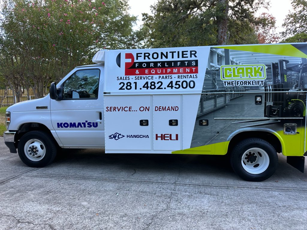 Frontier Forklifts & Equipment Truck Wrap