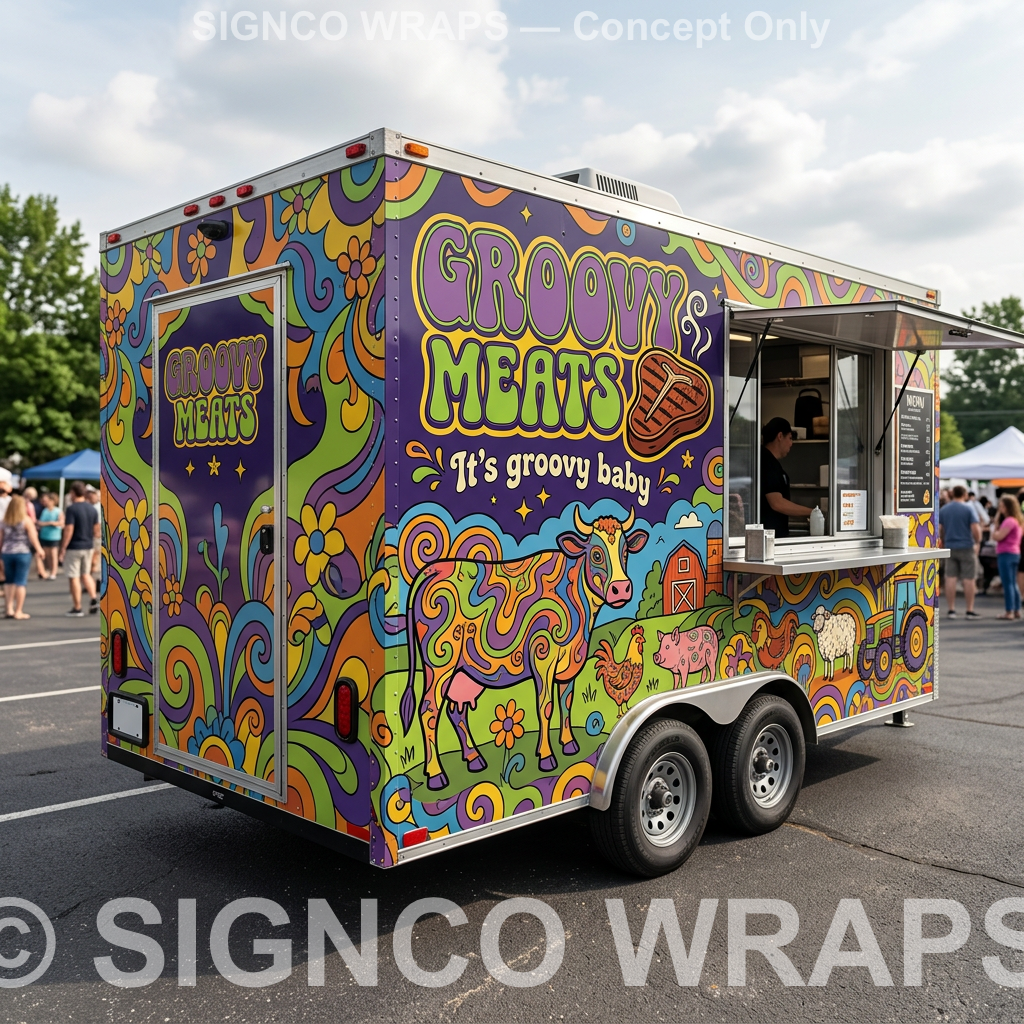 Groovy Meats Food Trailer
