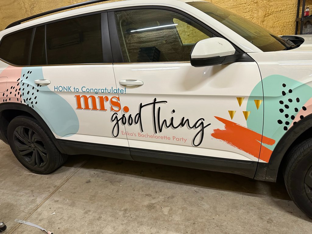 Mrs. Good Thing Bachelorette SUV Wrap