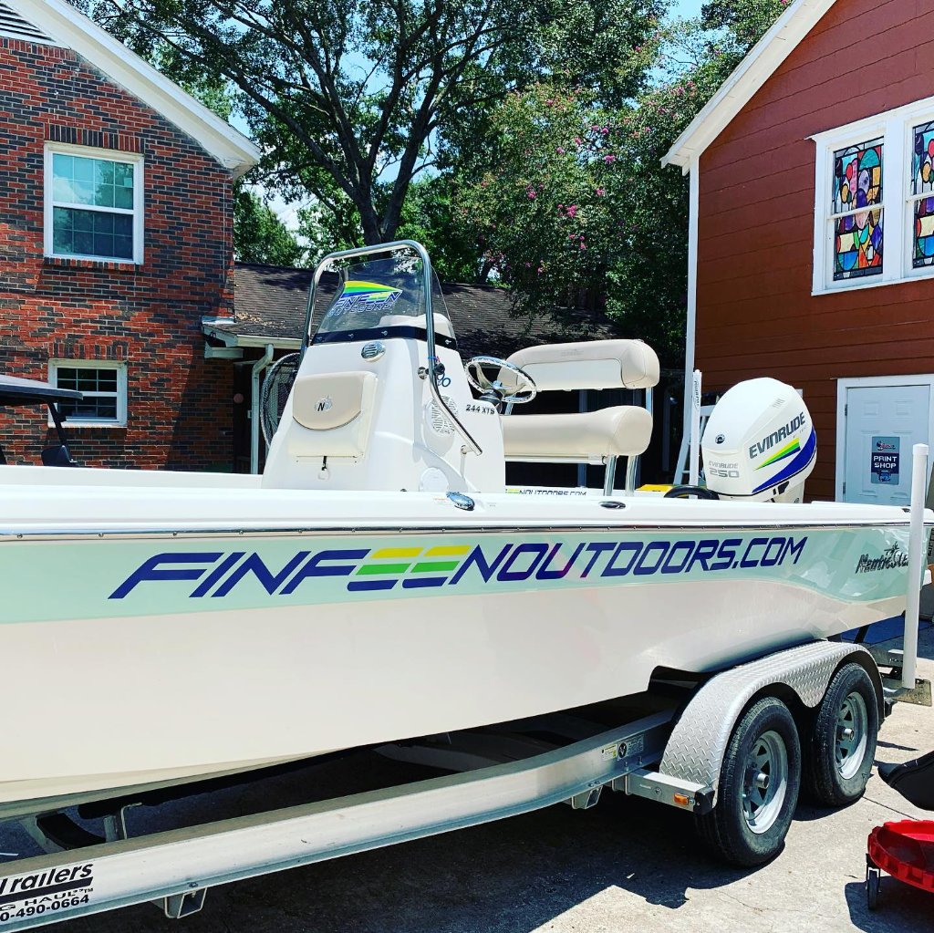 Finfeen Outdoors Boat Graphics