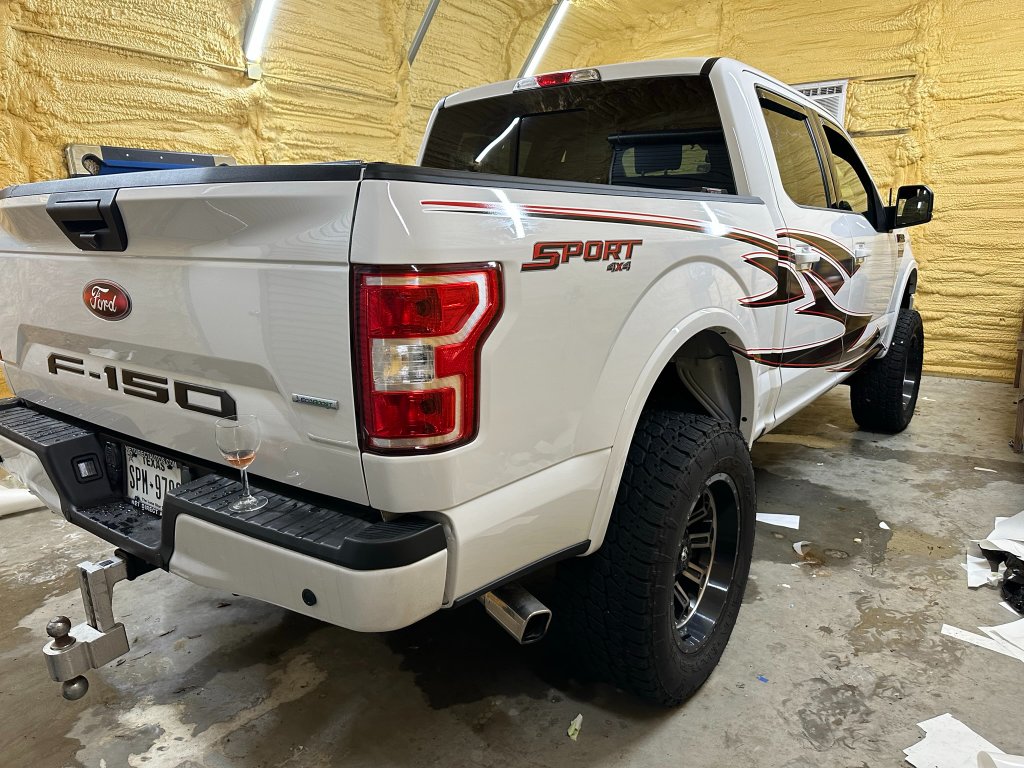 F-150 Sport Custom Flame Graphics