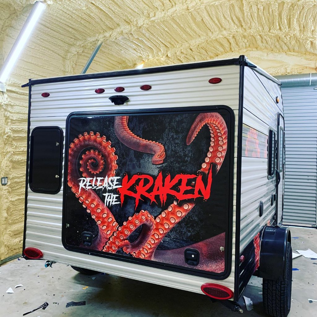 Release the Kraken Trailer Wrap
