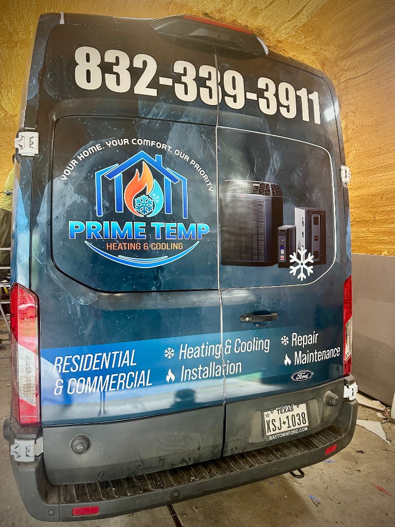 Prime Temp HVAC Service Van