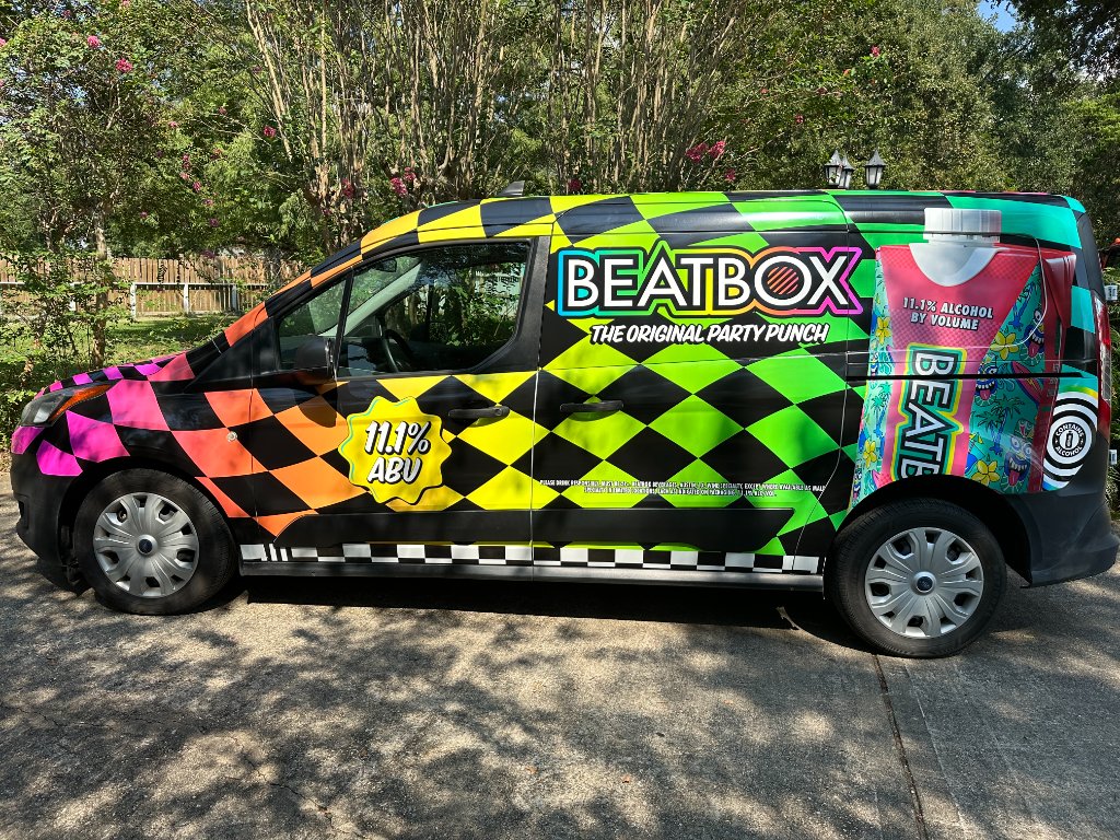 BeatBox Party Punch Van Wrap