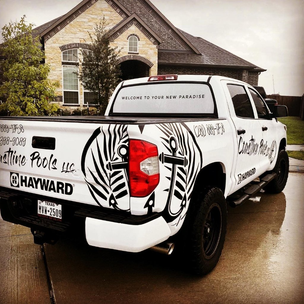 Coastline Pools Truck Wrap