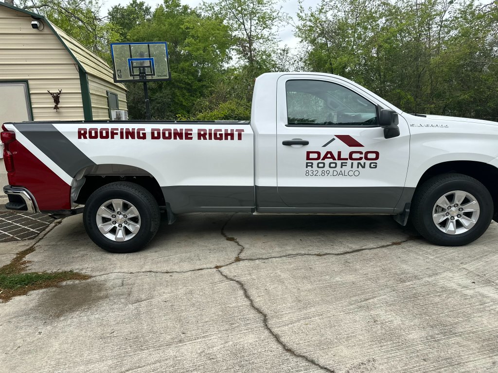 Dalco Roofing Truck Wrap