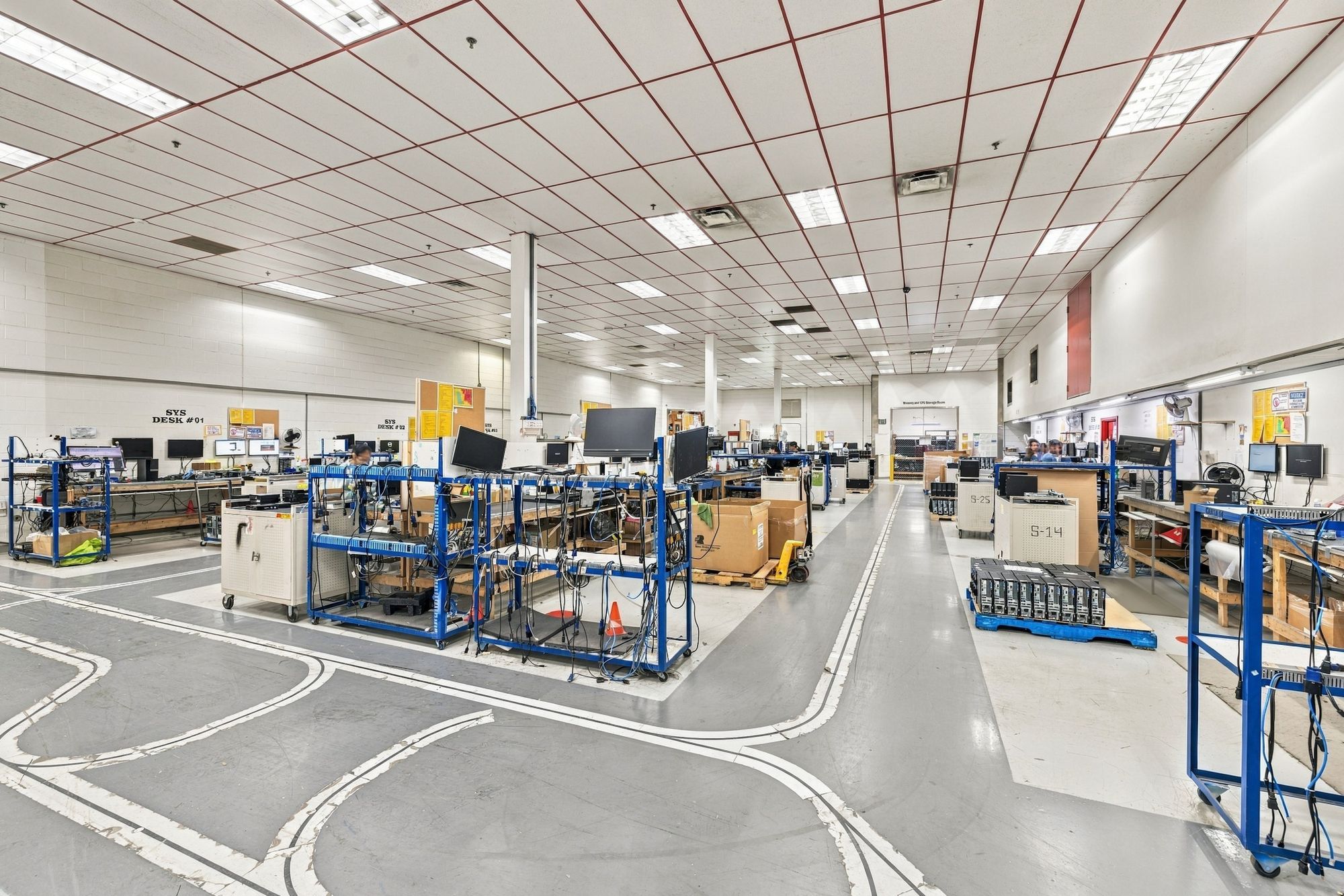 Climate-controlled production area inside 6400 Northwest Drive, Mississauga