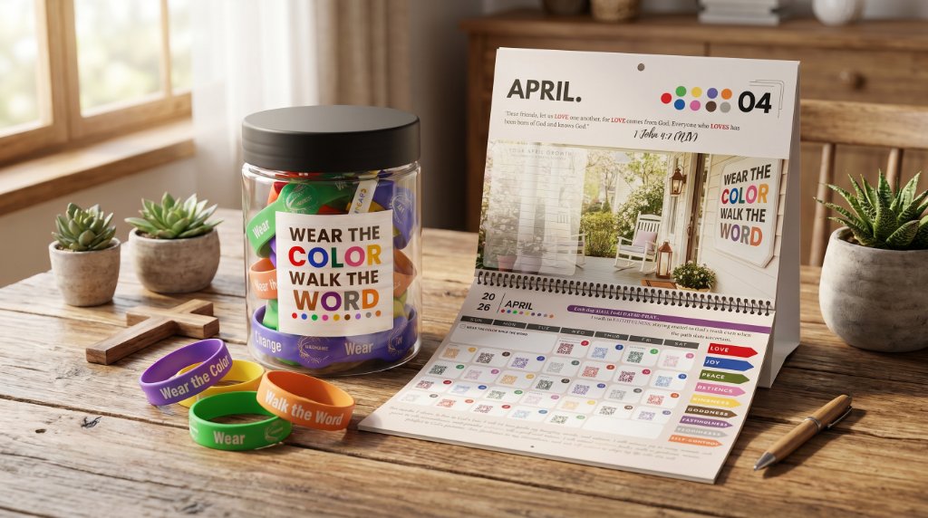 Fruit of the Spirit Color of the Day Calendar