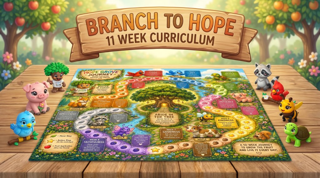 Hope Grove Journey Game Board