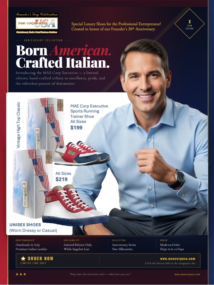MAE Corp Executive — Custom Italian Shoes Collection