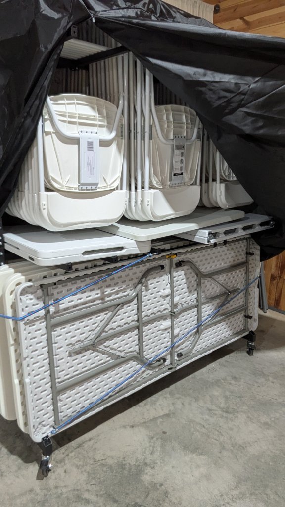 Round Folding Tables & Chairs (Inventory Stock)