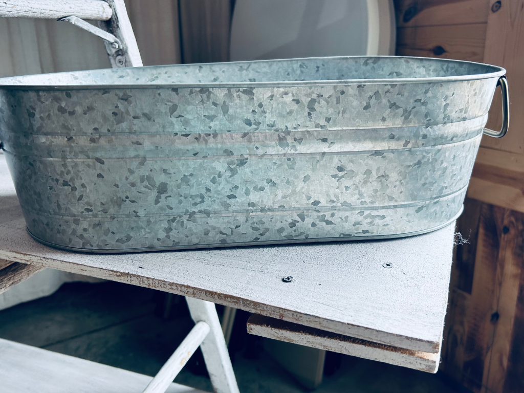 Galvanized Metal Beverage Tub