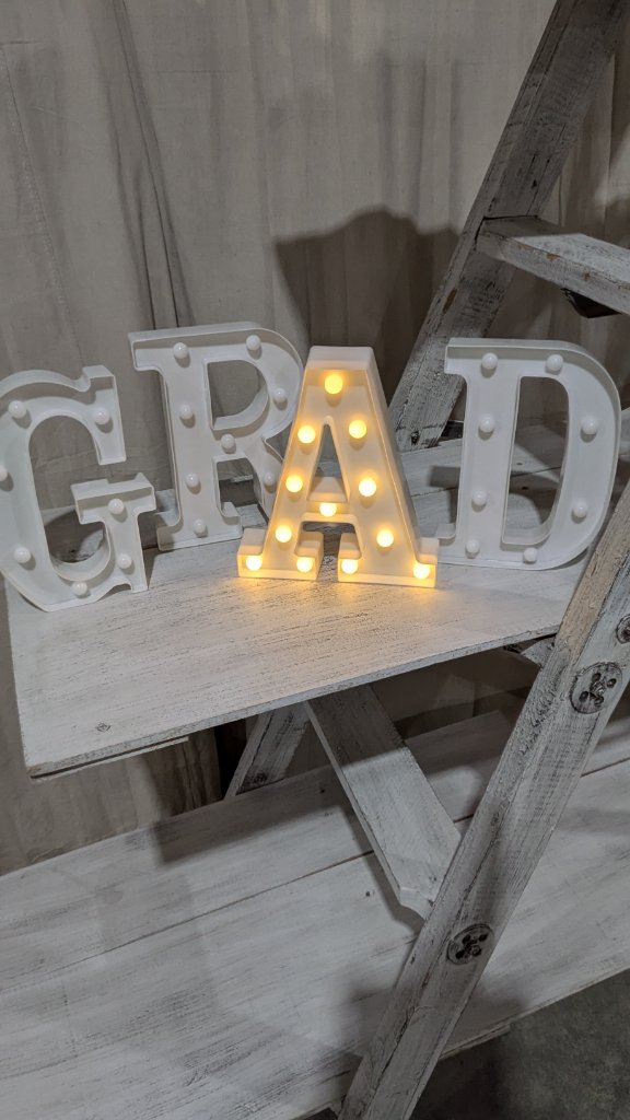 GRAD Marquee Light-Up Letters