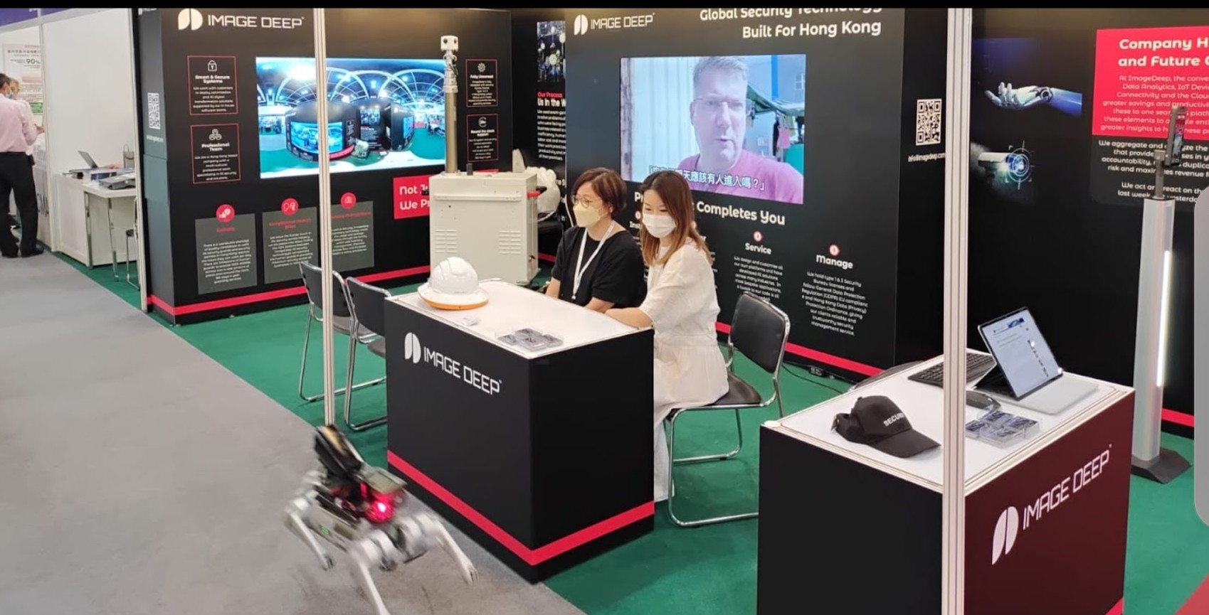 ImageDeep trade show booth