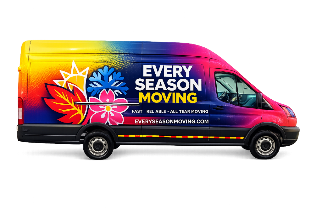 Every Season Moving Branded Fleet Truck