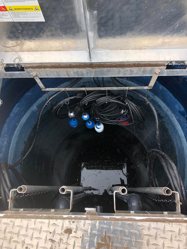 Wet well access with float switches