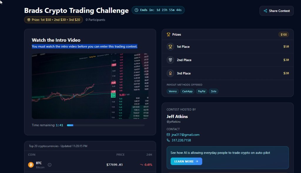Trading Contest Creator 3