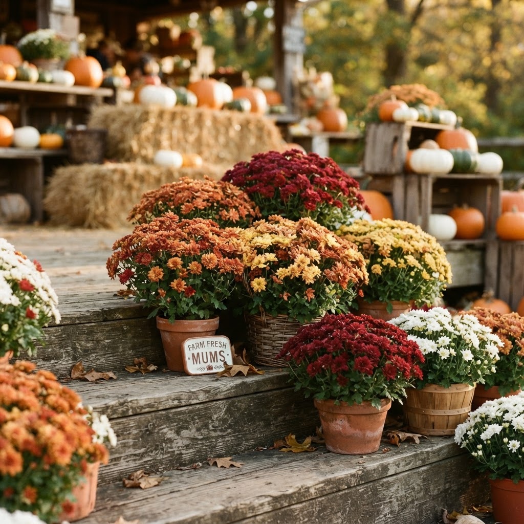 How to Layer Mums Into a Fall Display That Turns Heads All Season Long