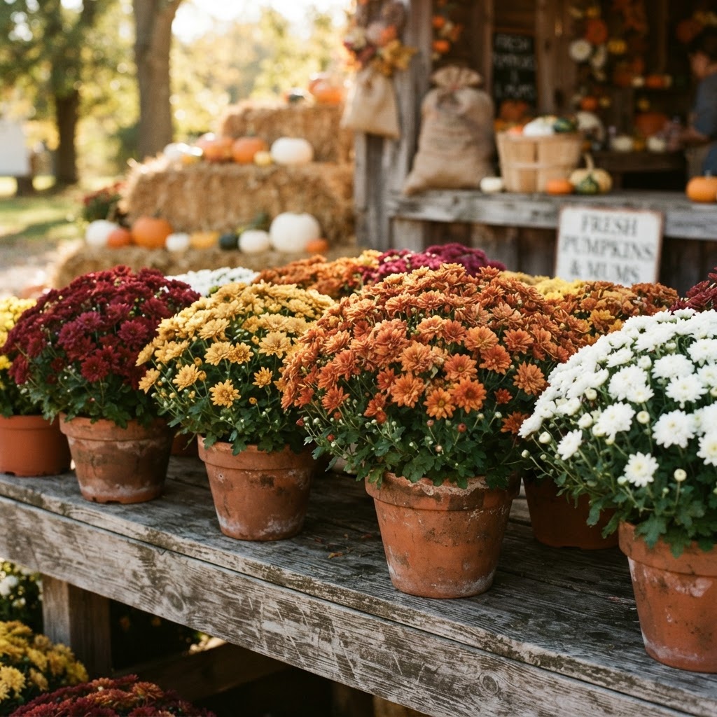 Mums That Make a Statement: Choosing the Right Chrysanthemums for Your Fall Porch