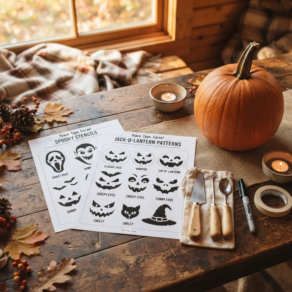 Pumpkin Carving Stencils