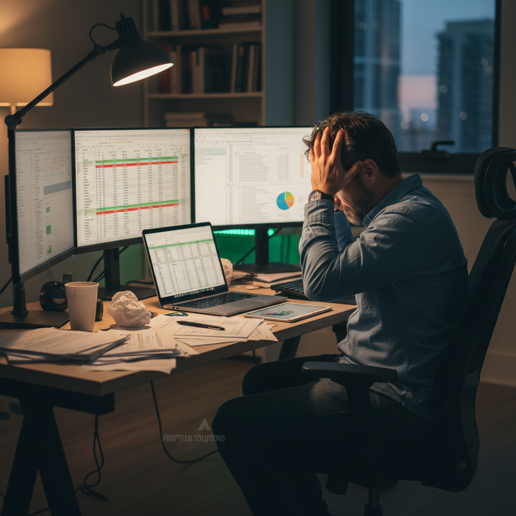 Investor overwhelmed by spreadsheets