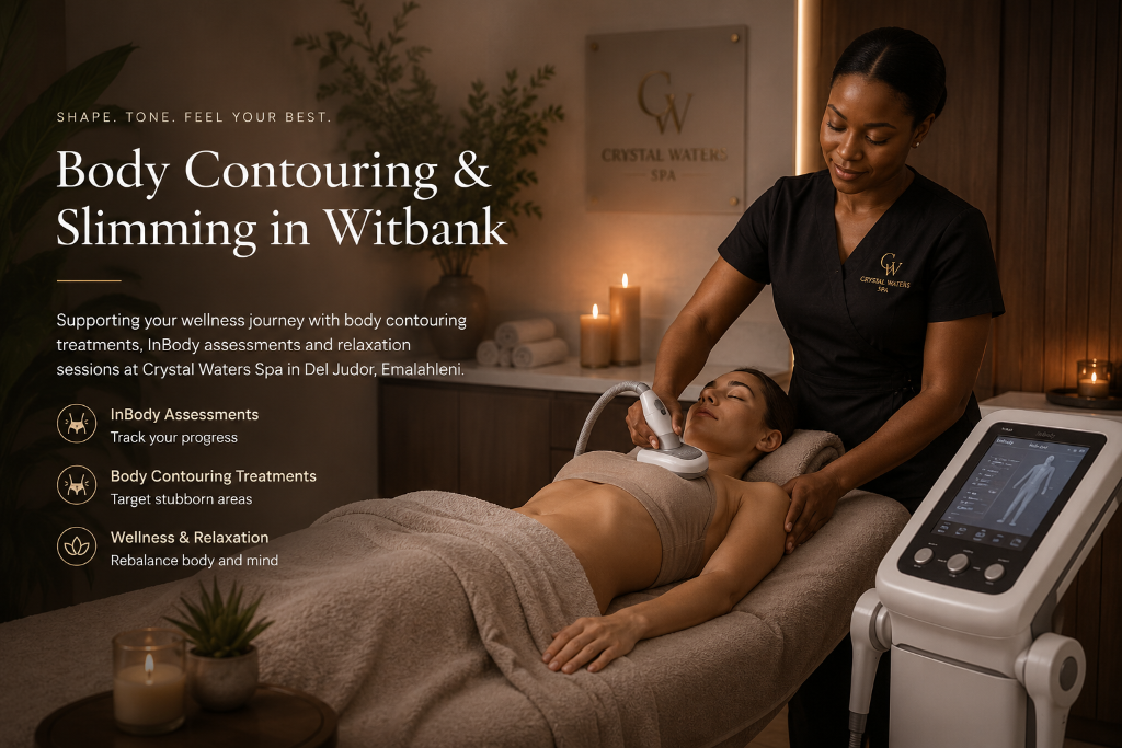 Body contouring and wellness support in Witbank at Crystal Waters Spa